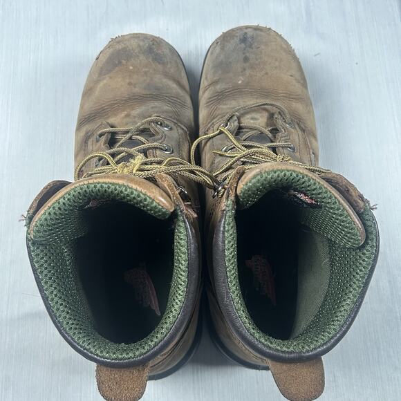 Red Wing King Toe Men’s Size 12 Brown Steel Toe Leather Work Boots F2892-11 main image 5